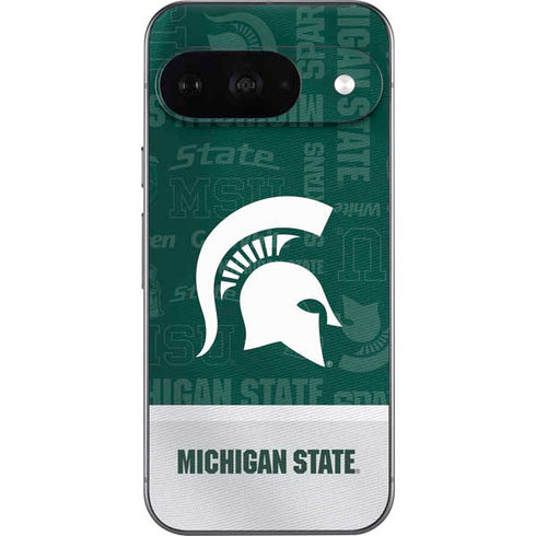 Michigan State University Jersey Split Google Pixel 9 Skin